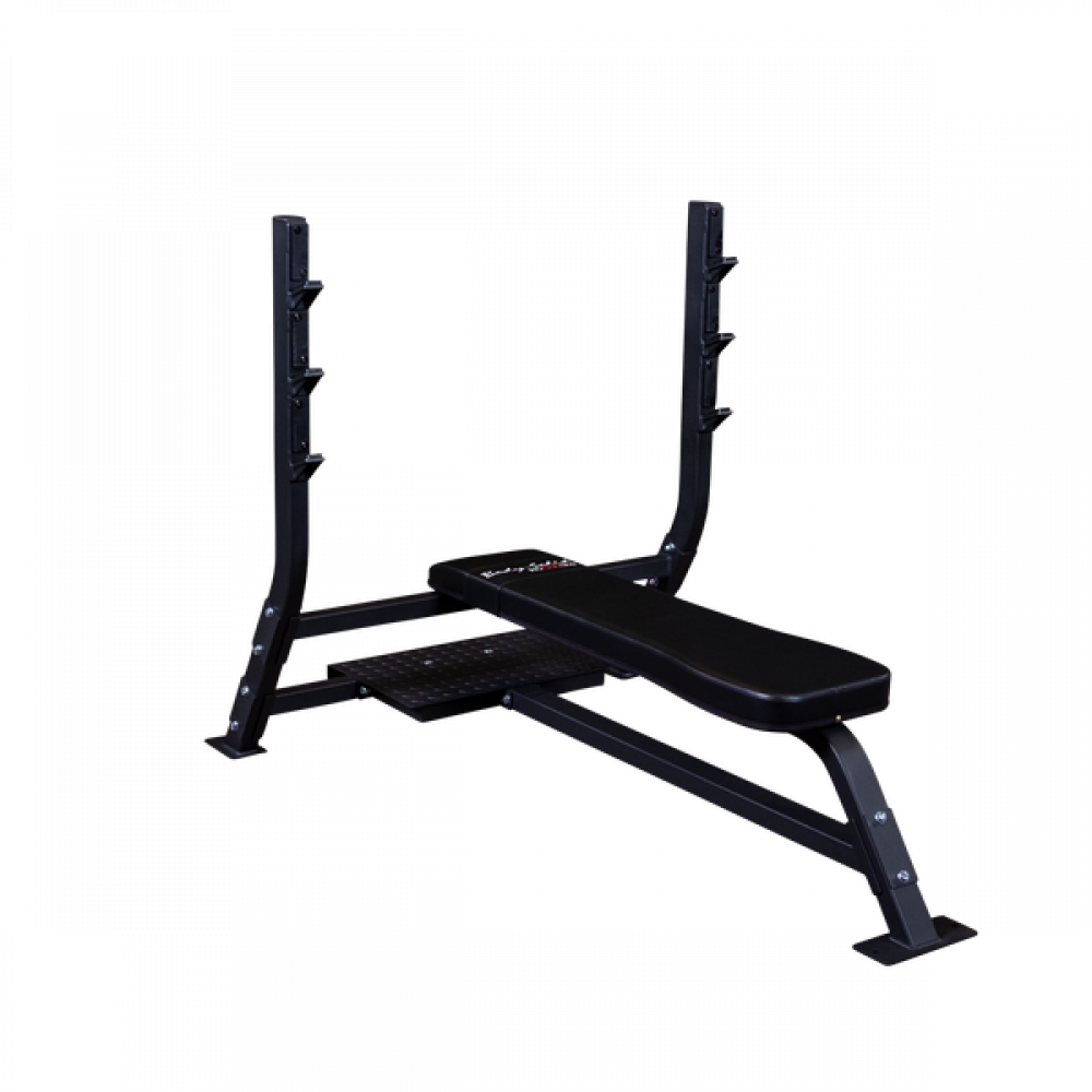 Body-Solid Pro Clubline Flat Olympic Bench w/ Uprights