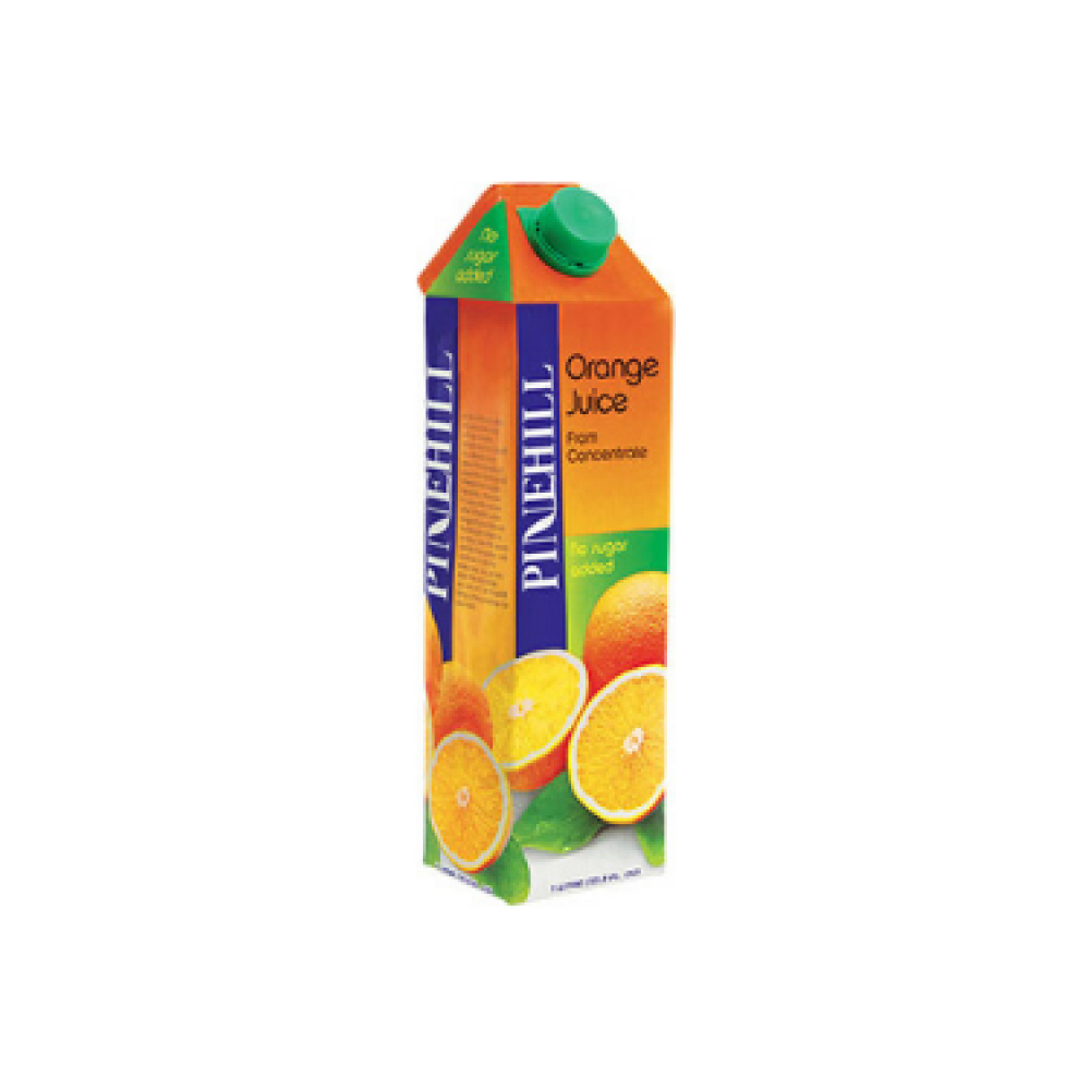 Pinehill orange juice unsweetened (1l x12)