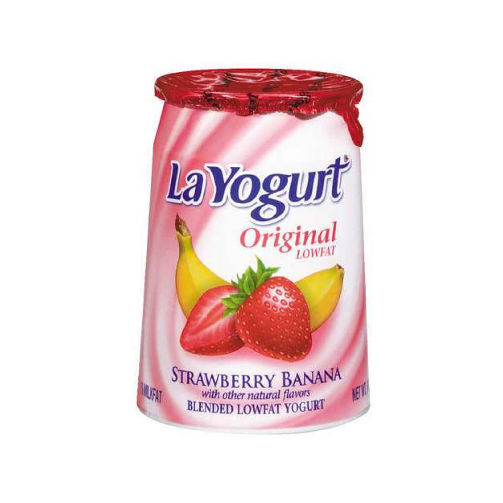 La Yogurt Strawberry Banana 6 oz