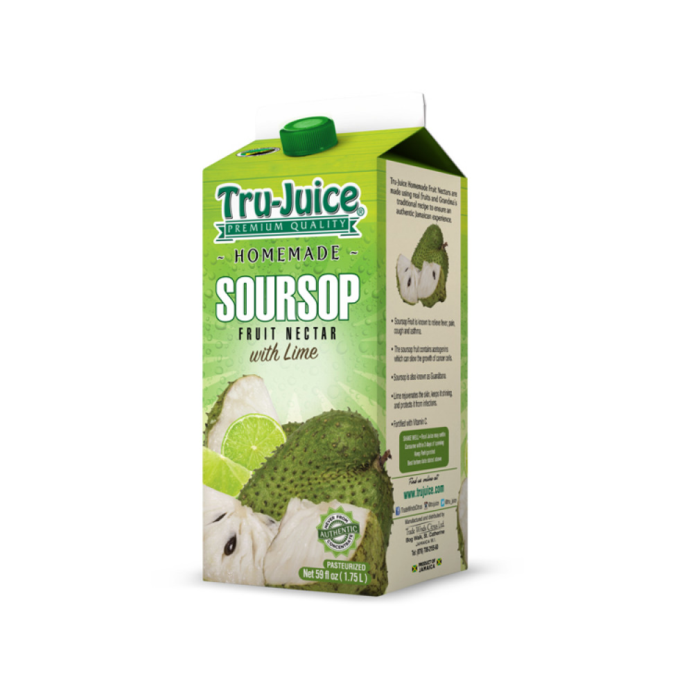 Tru-Juice SourSop with Lime Juice 9 x 1.75LT