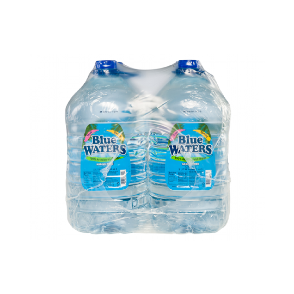 Blue Waters Bottled Water 4x5ltr 