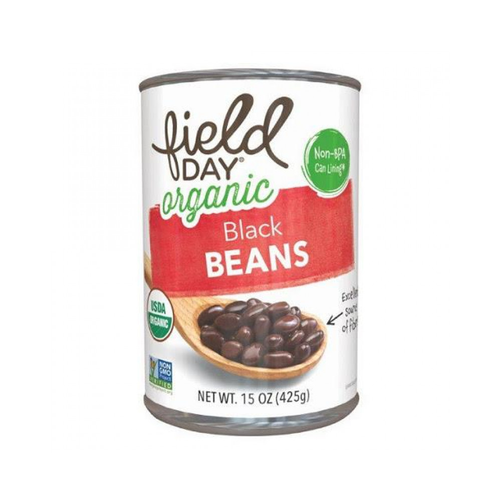 Field Day Organic Black Beans 15 oz