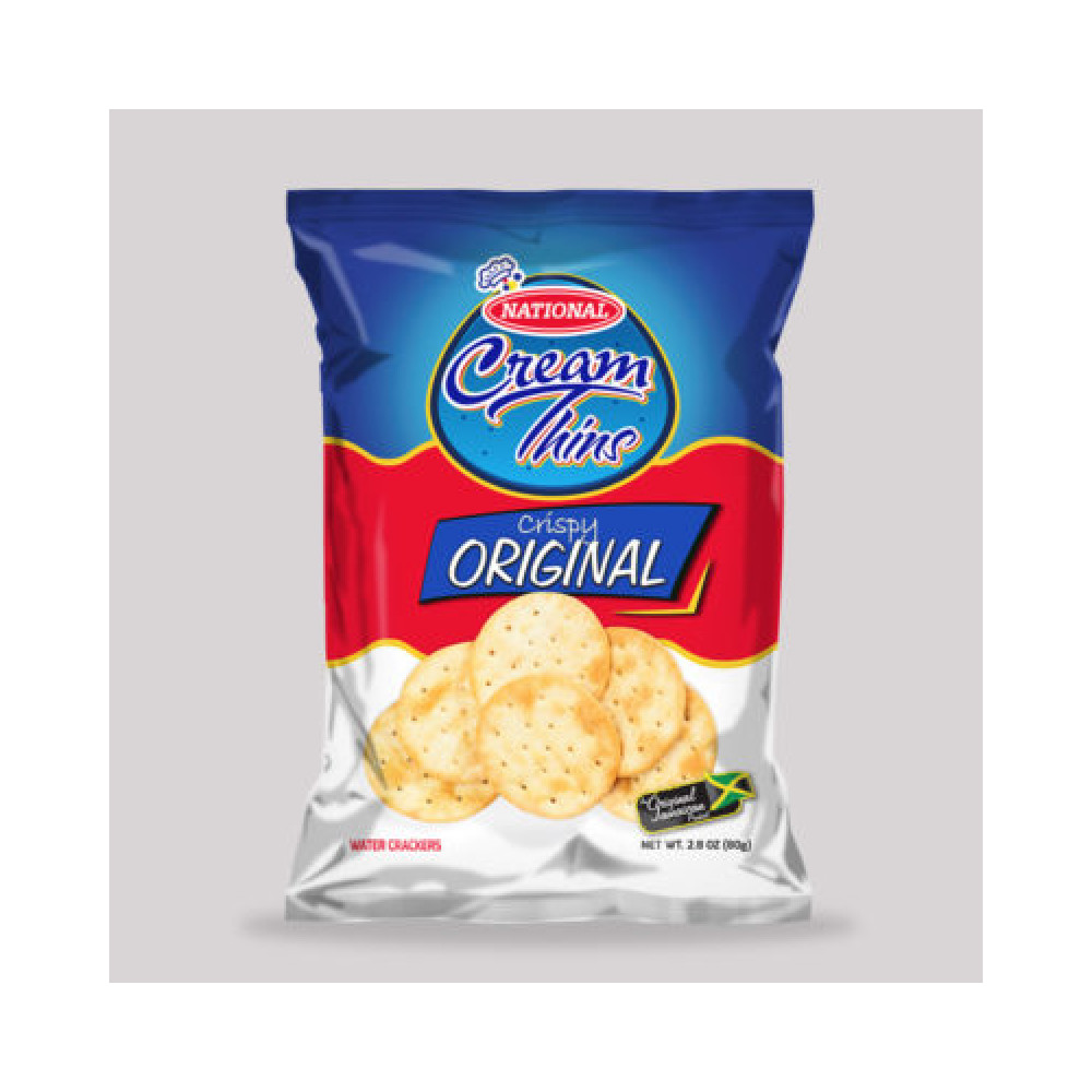 National Crackers Cream Thins Original - 30x80 gm