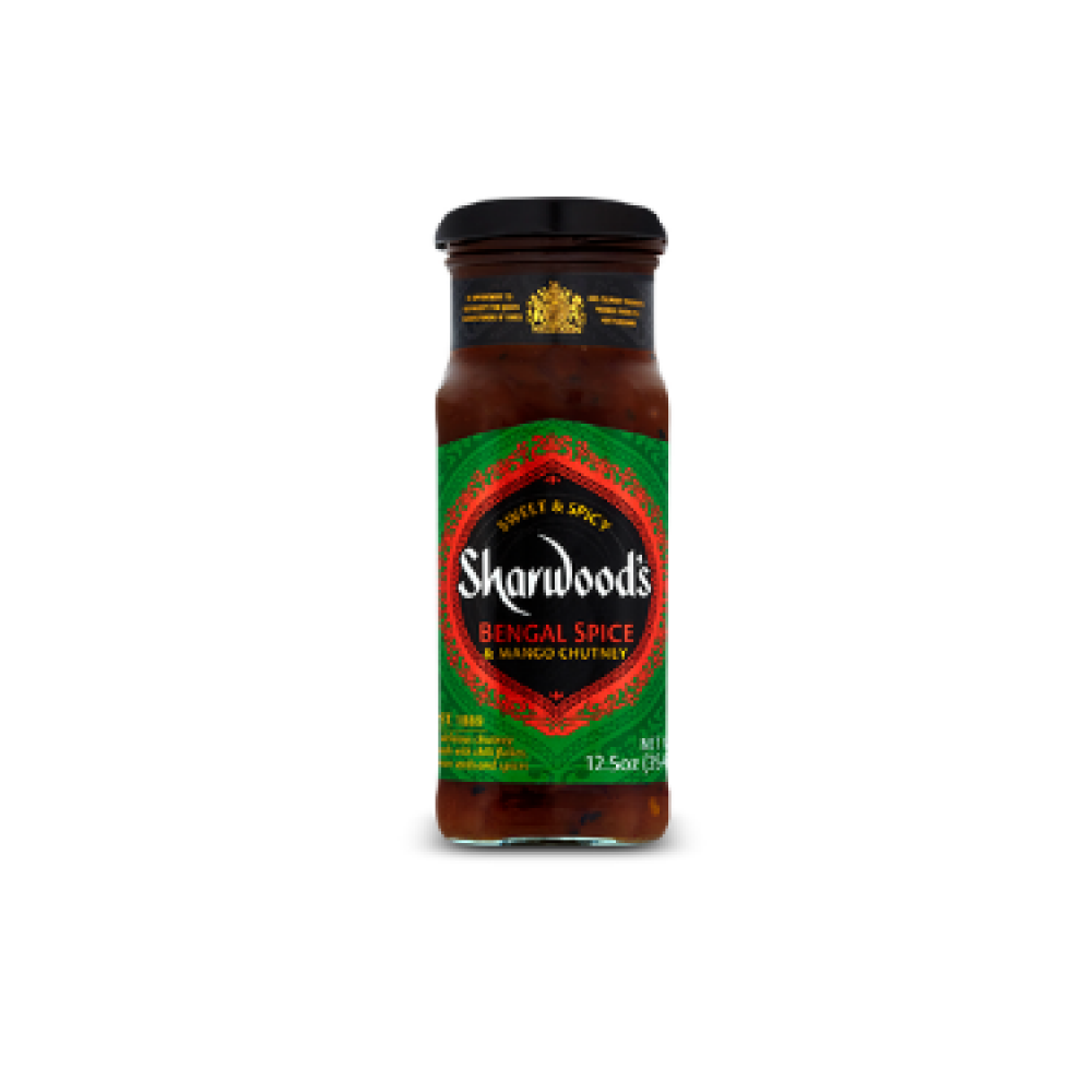 Sharwood's bengal spice and mango chutney 12.5 oz