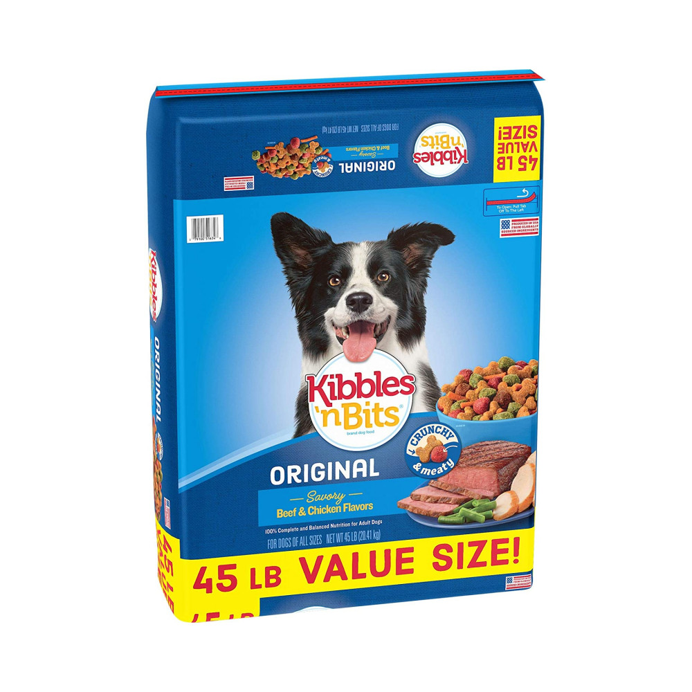 Kibbles' n Bits Original Dog Chow 44lb/207kg