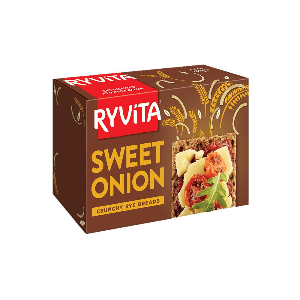 Ryvita sweet onion rye 200g