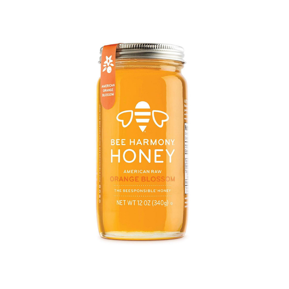 Bee Harmony Orange Blossom Raw Honey 12oz