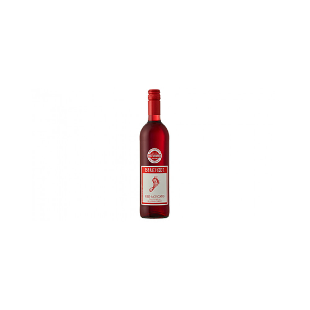 Barefoot red moscato 750ml
