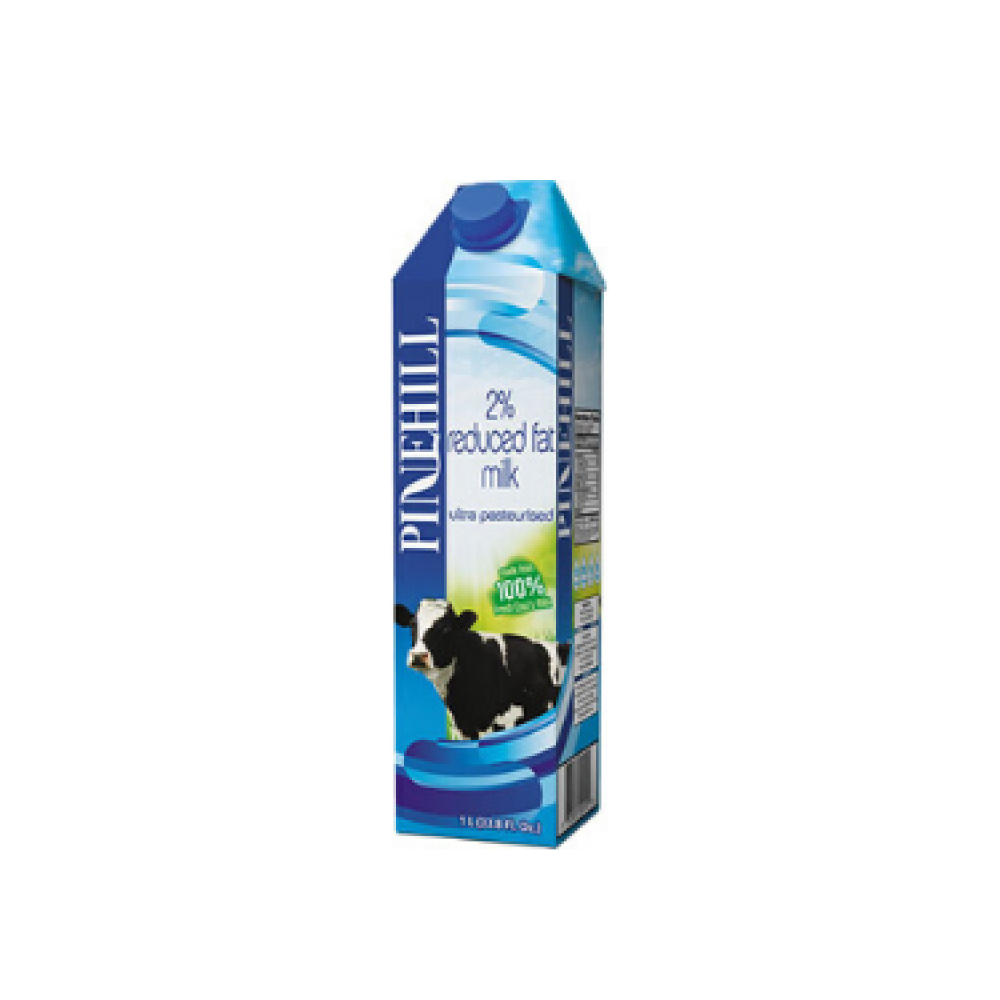 Pinehill dairy 2% reduced fat milk (1l x12)