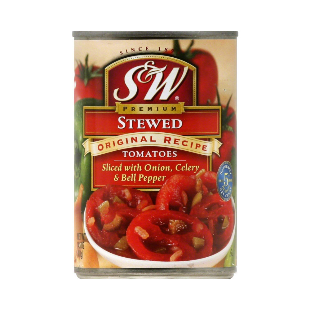 S & W Stewed Tomatoes    12 x 14.5oz