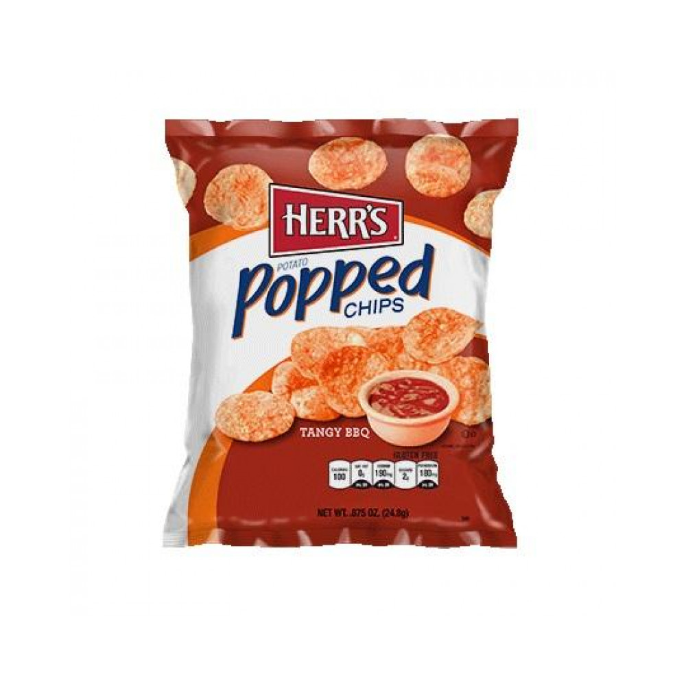 Herrs Popped Chips BBQ .875oz