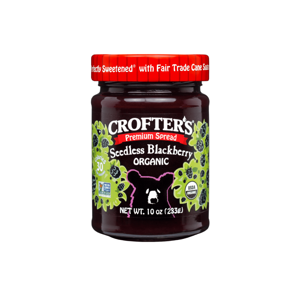 Crofter's Premium Spread Seedless Blackberry 10 oz
