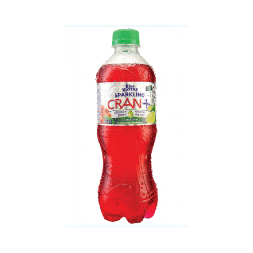 SPARKLING Blue Waters Cran Water (Cran/Lime) 24 x 500ml