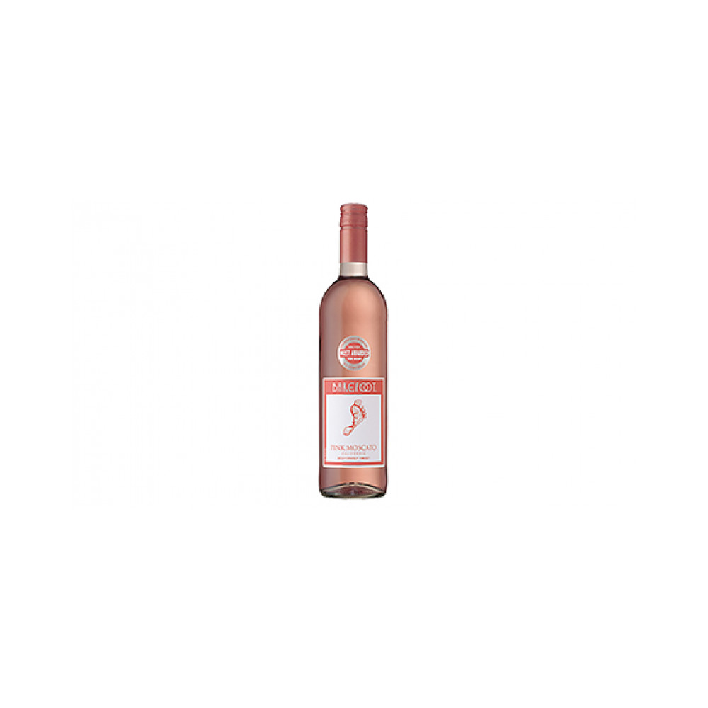 Barefoot pink moscato 750ml